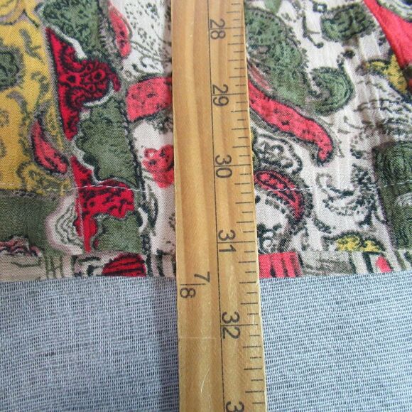 Sag Harbor Skirt Womens Size 6 Multicolor Boho Hipster Peasant Midi Flowy - Picture 5 of 8